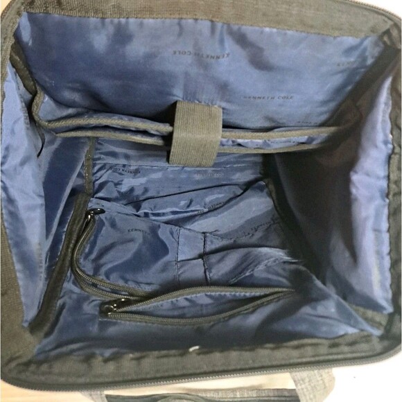 Kenneth Cole Reaction Paddy Shack 15″ Laptop‑Tablet Backpack Bookbag – Gray - Picture 10 of 11